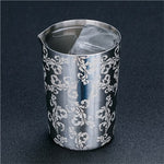 Engraved Stainless Steel Mixing Glass